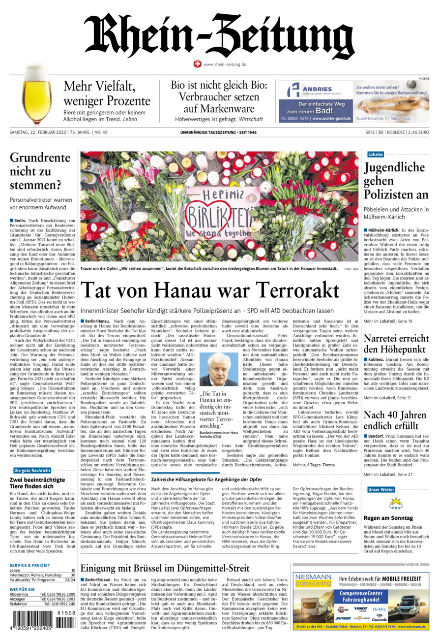 Rhein zeitung koblenz bekanntschaften