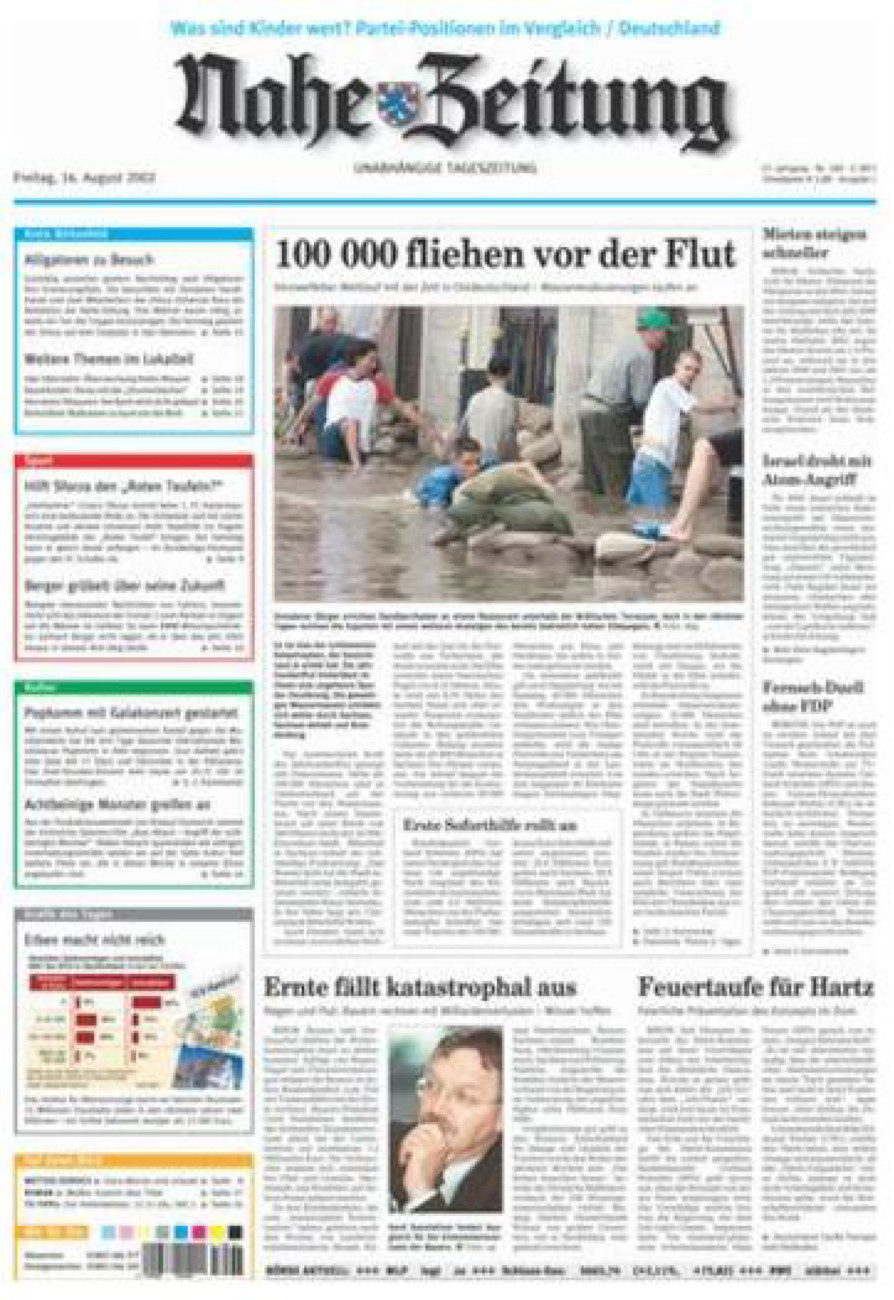 Nahe-Zeitung vom Freitag, 16.08.2002