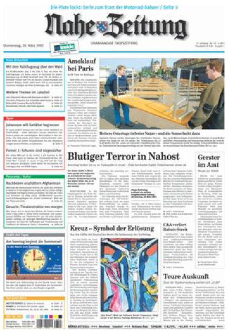 Nahe-Zeitung vom Donnerstag, 28.03.2002