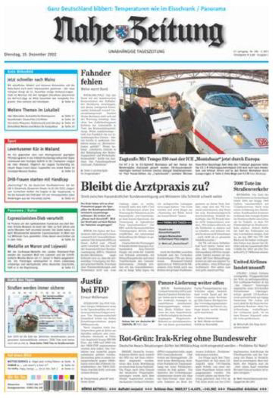 Nahe-Zeitung vom Dienstag, 10.12.2002