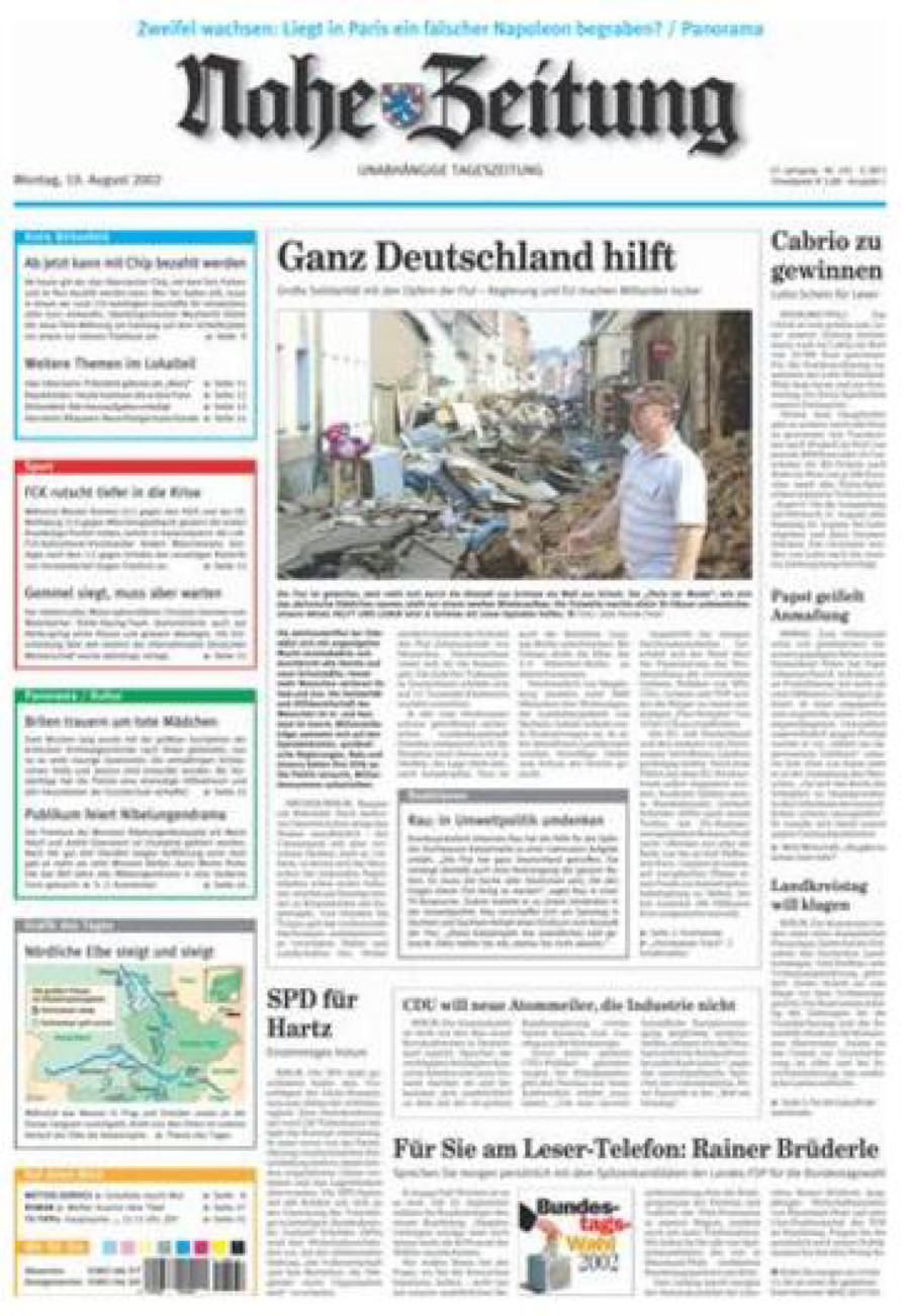 Nahe-Zeitung vom Montag, 19.08.2002