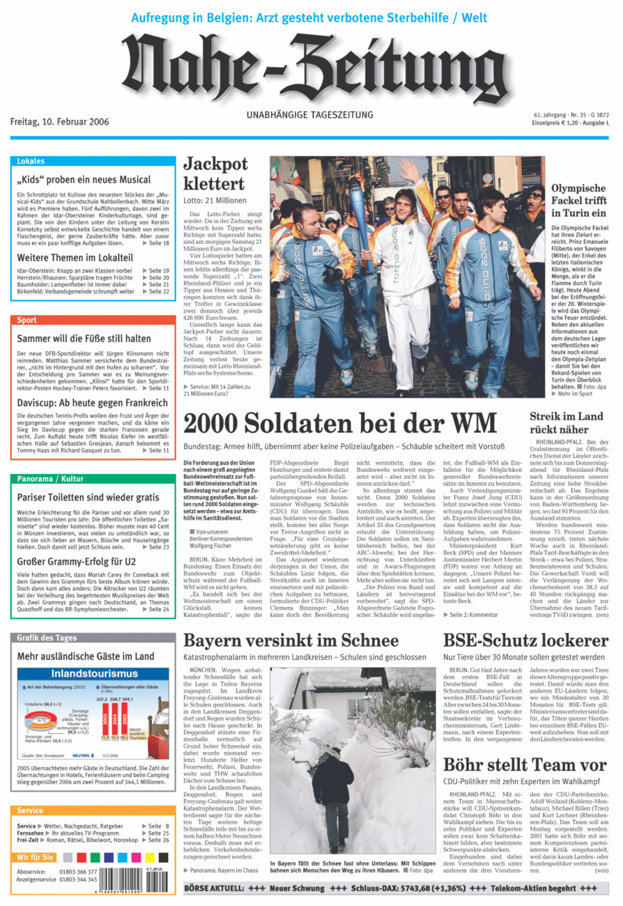 Nahe-Zeitung vom Freitag, 10.02.2006
