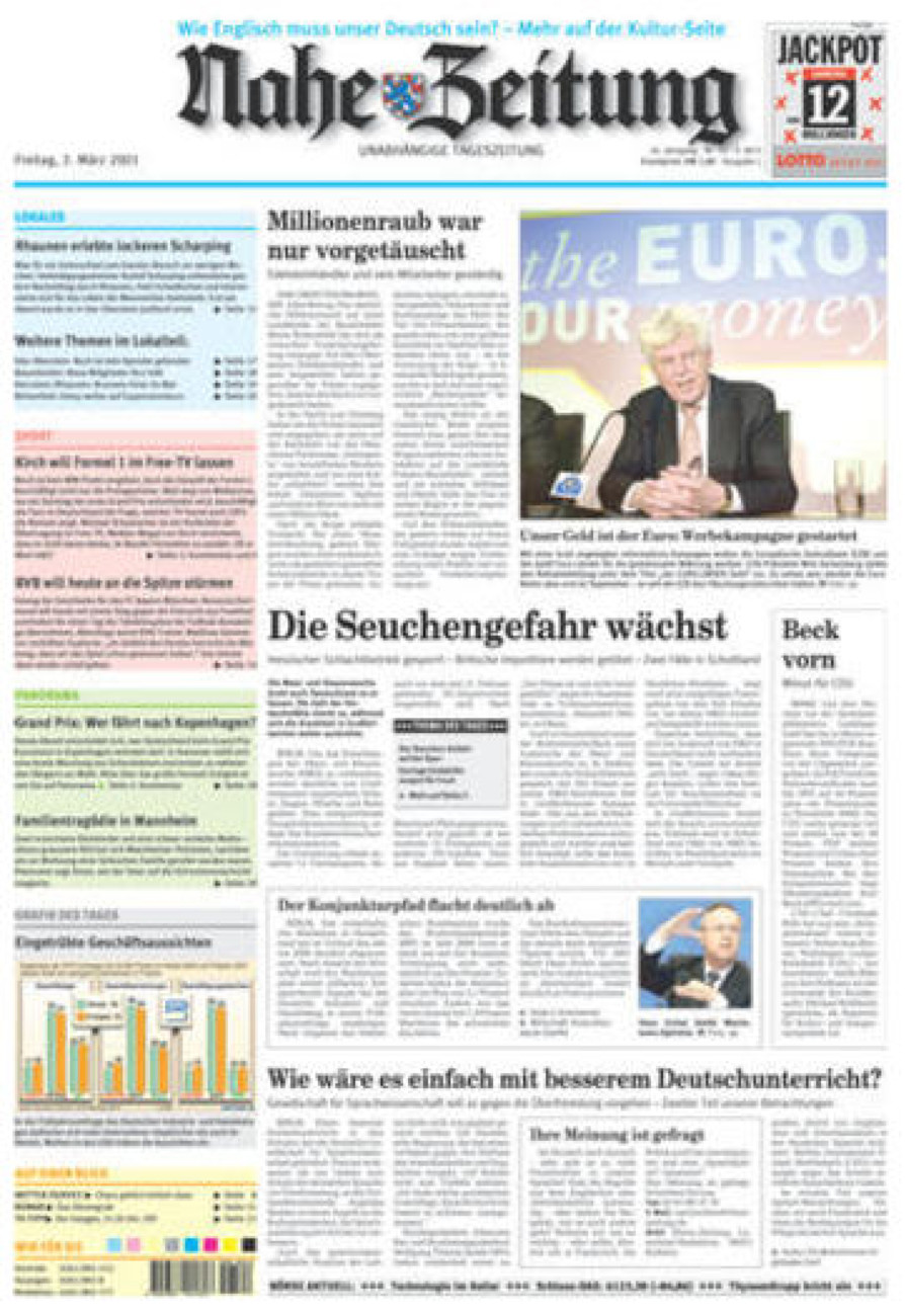 Nahe-Zeitung vom Freitag, 02.03.2001