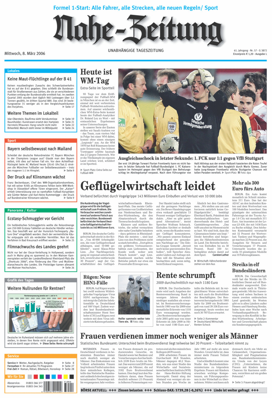 Nahe-Zeitung vom Mittwoch, 08.03.2006