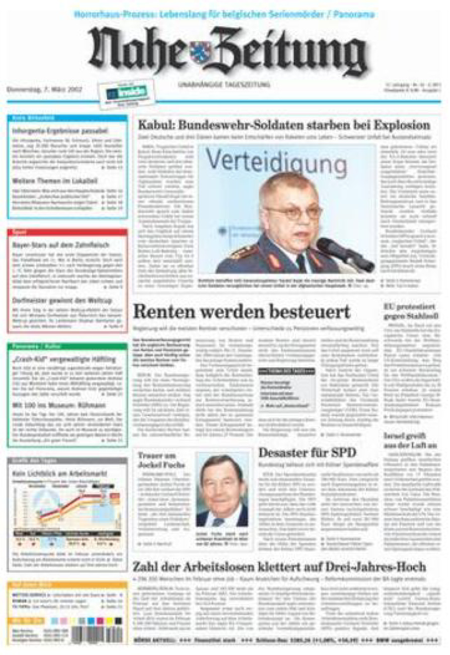Nahe-Zeitung vom Donnerstag, 07.03.2002