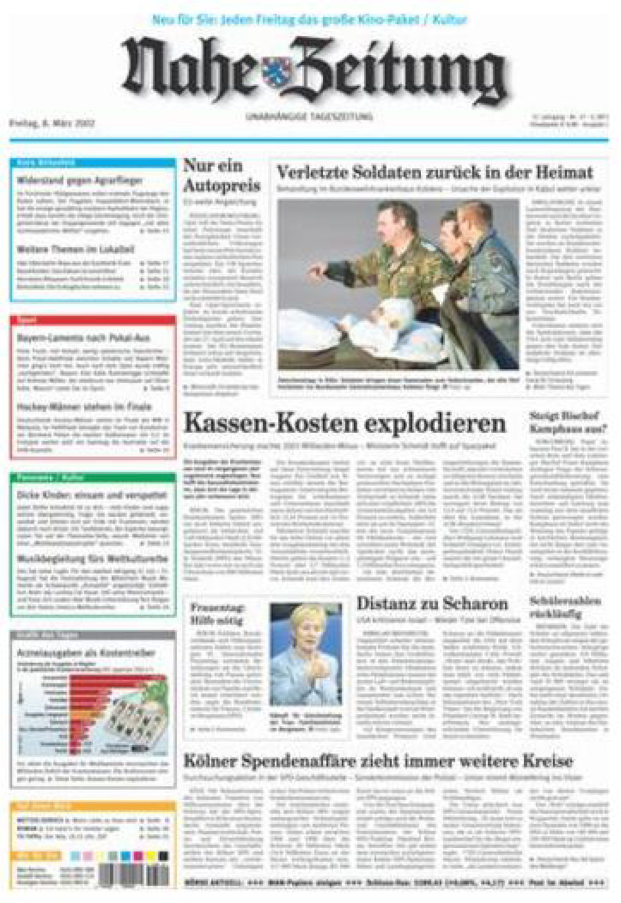 Nahe-Zeitung vom Freitag, 08.03.2002