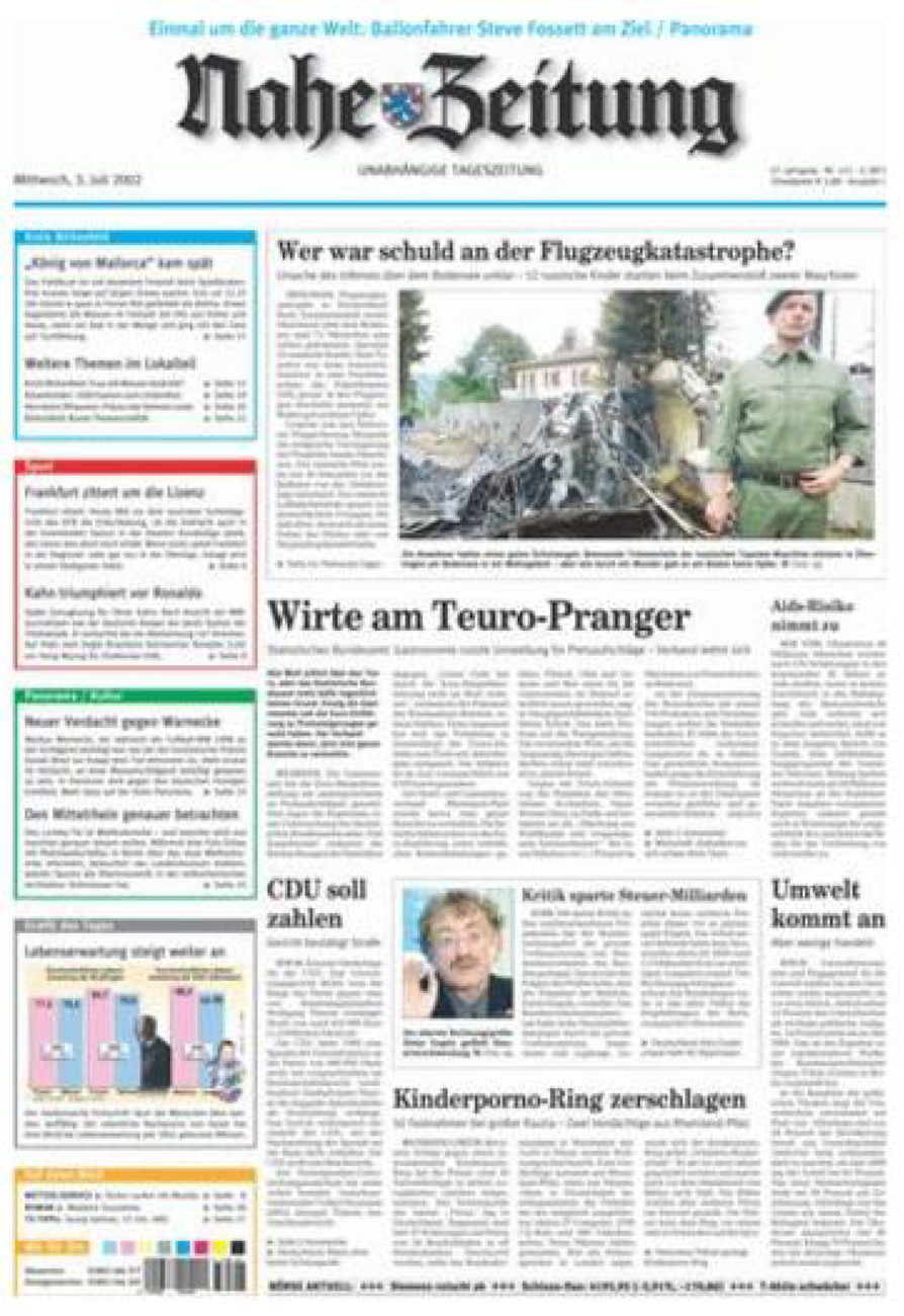 Nahe-Zeitung vom Mittwoch, 03.07.2002