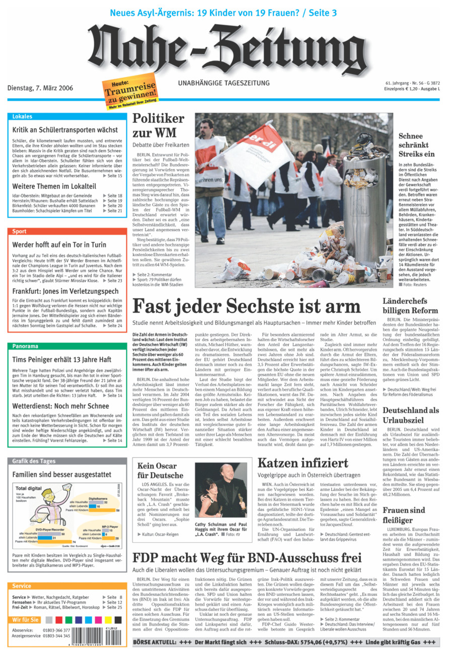 Nahe-Zeitung vom Dienstag, 07.03.2006