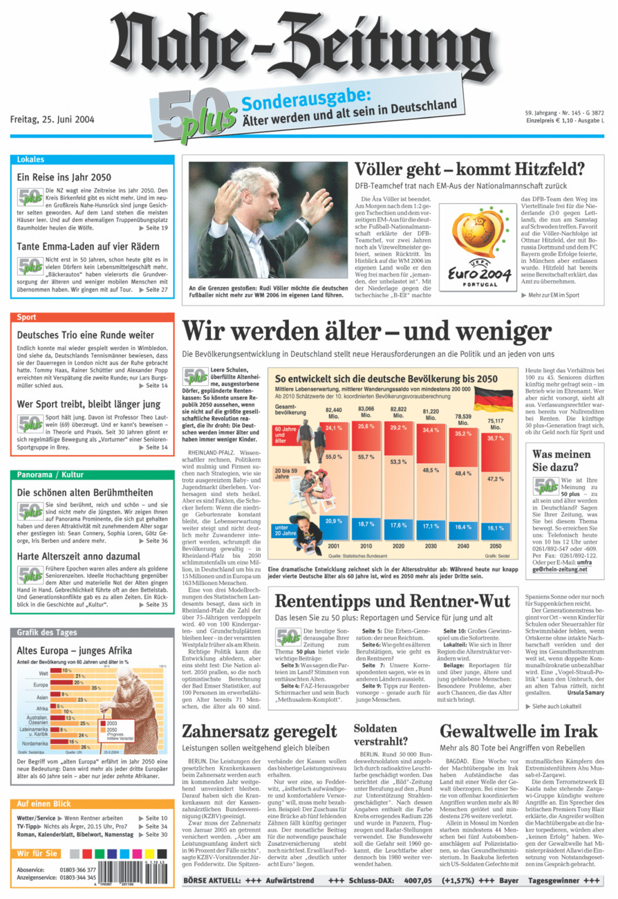 Nahe-Zeitung vom Freitag, 25.06.2004