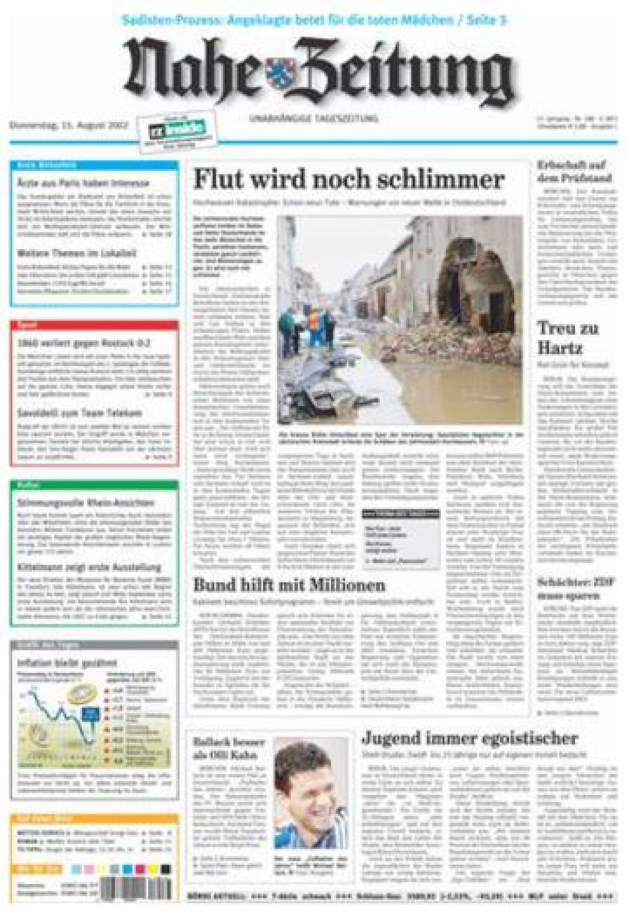 Nahe-Zeitung vom Donnerstag, 15.08.2002