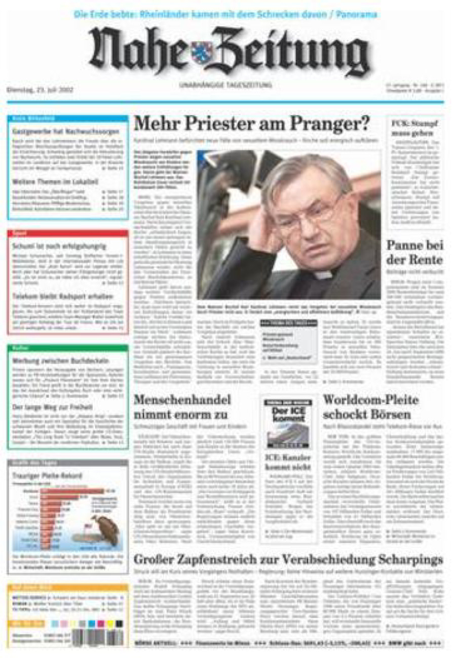 Nahe-Zeitung vom Dienstag, 23.07.2002