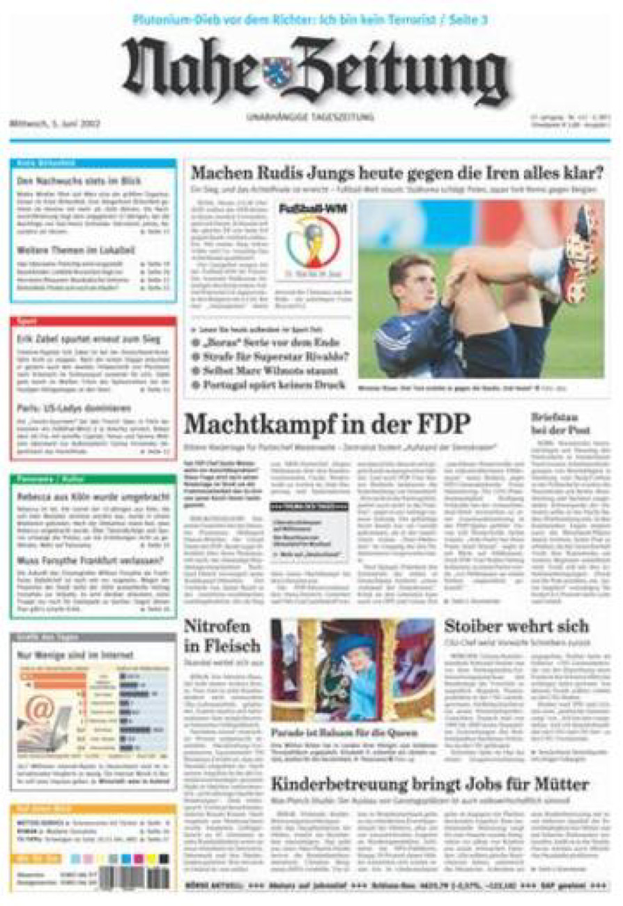 Nahe-Zeitung vom Mittwoch, 05.06.2002