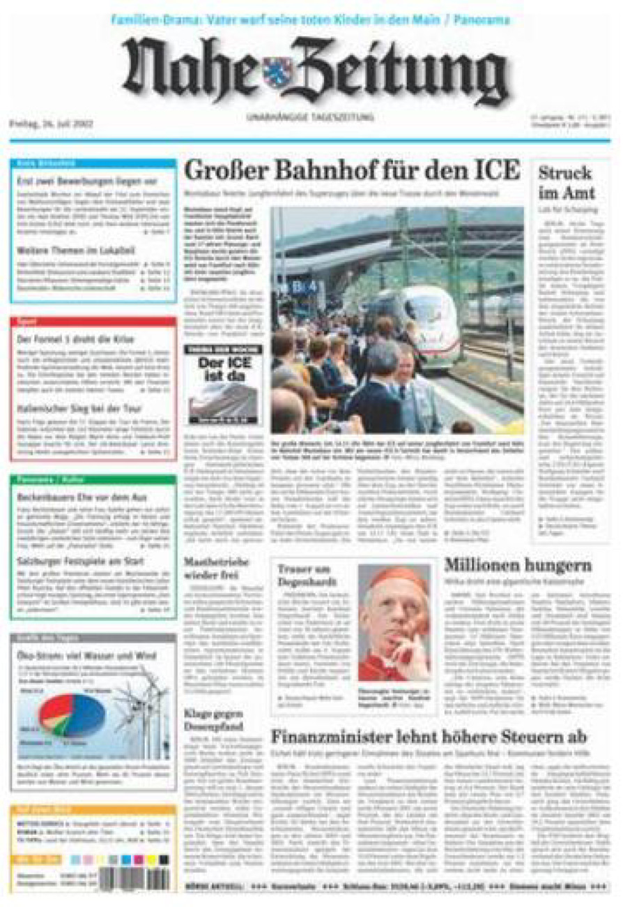 Nahe-Zeitung vom Freitag, 26.07.2002