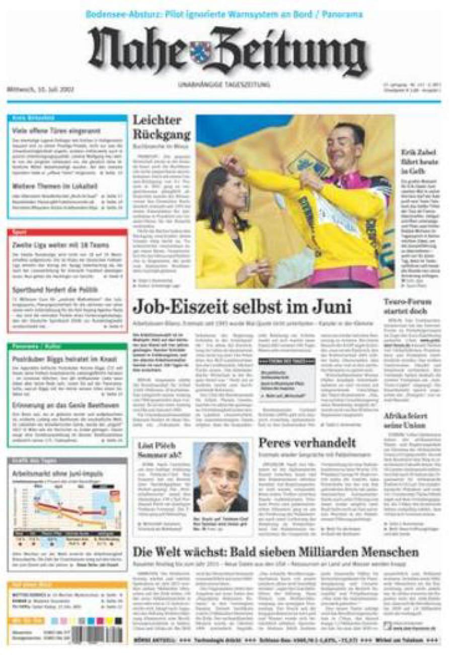 Nahe-Zeitung vom Mittwoch, 10.07.2002