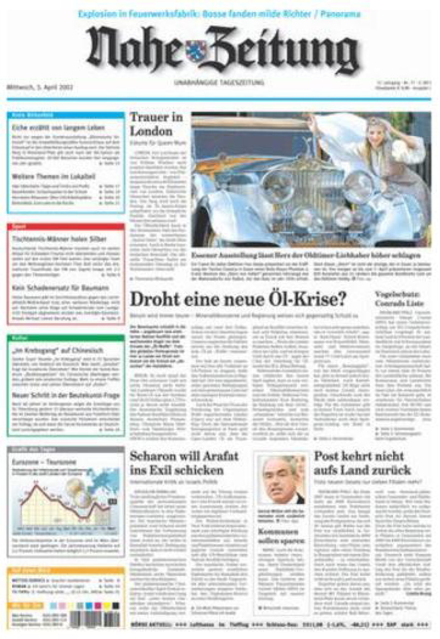 Nahe-Zeitung vom Mittwoch, 03.04.2002