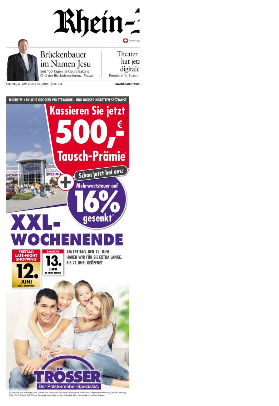 Rhein-Zeitung Koblenz & Region vom Freitag, 12.06.2020