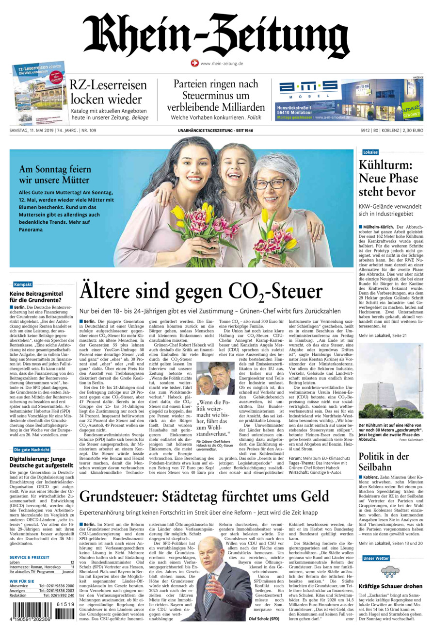 Rhein-Zeitung Koblenz & Region vom Samstag, 11.05.2019