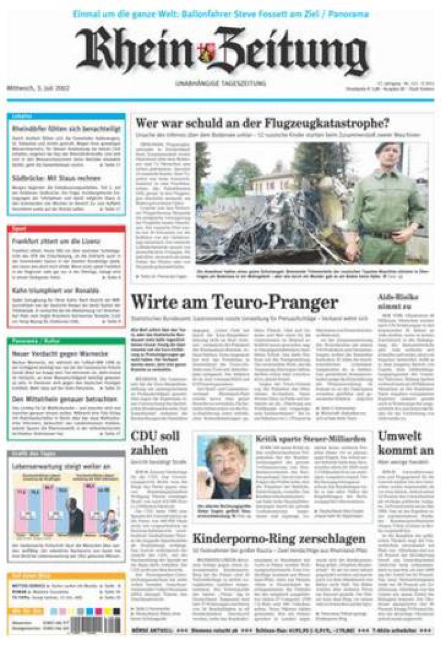 Rhein-Zeitung Koblenz & Region vom Mittwoch, 03.07.2002