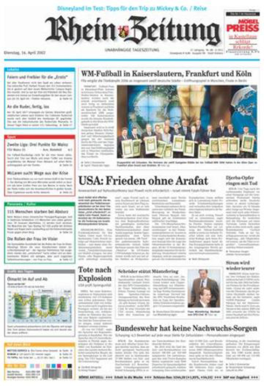 Rhein-Zeitung Koblenz & Region vom Dienstag, 16.04.2002