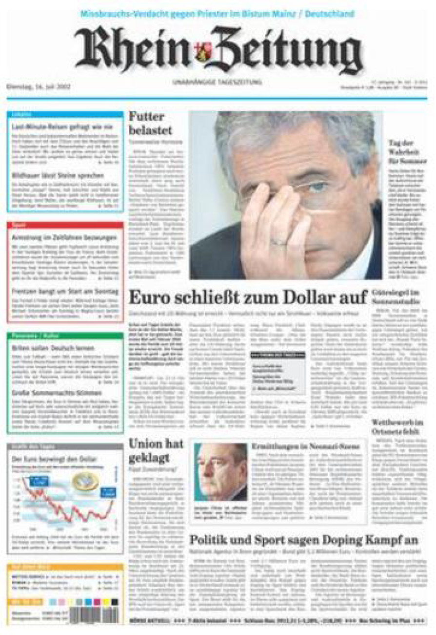 Rhein-Zeitung Koblenz & Region vom Dienstag, 16.07.2002