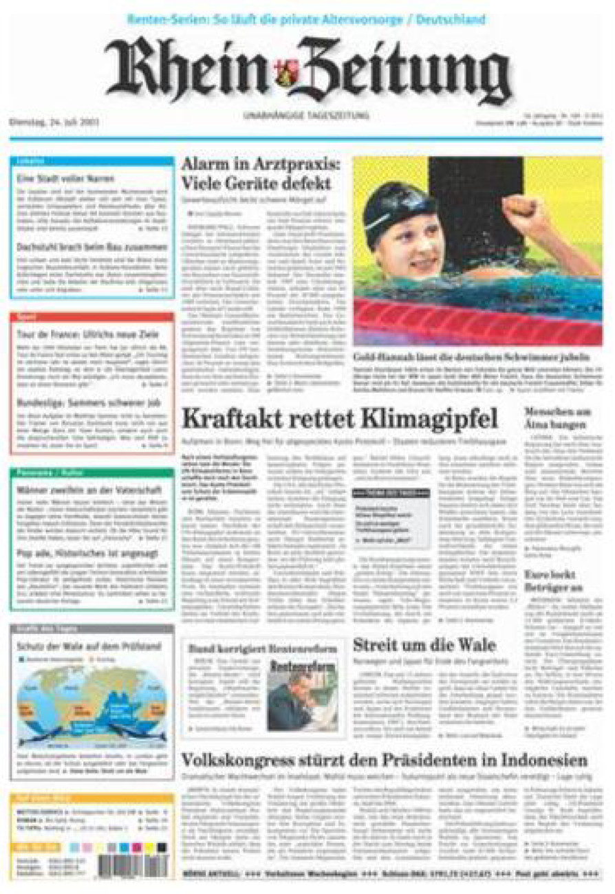 Rhein-Zeitung Koblenz & Region vom Dienstag, 24.07.2001
