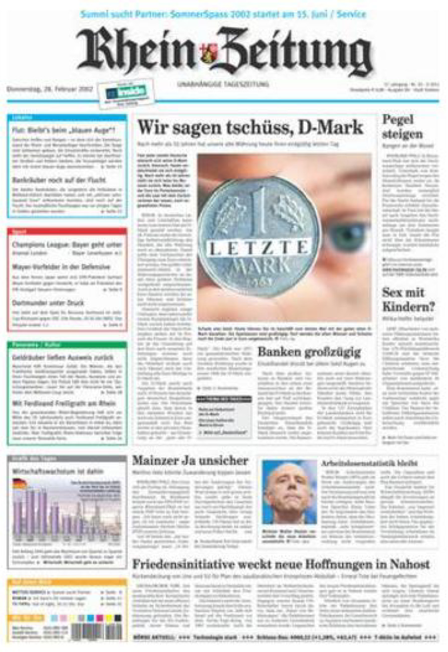 Rhein-Zeitung Koblenz & Region vom Donnerstag, 28.02.2002