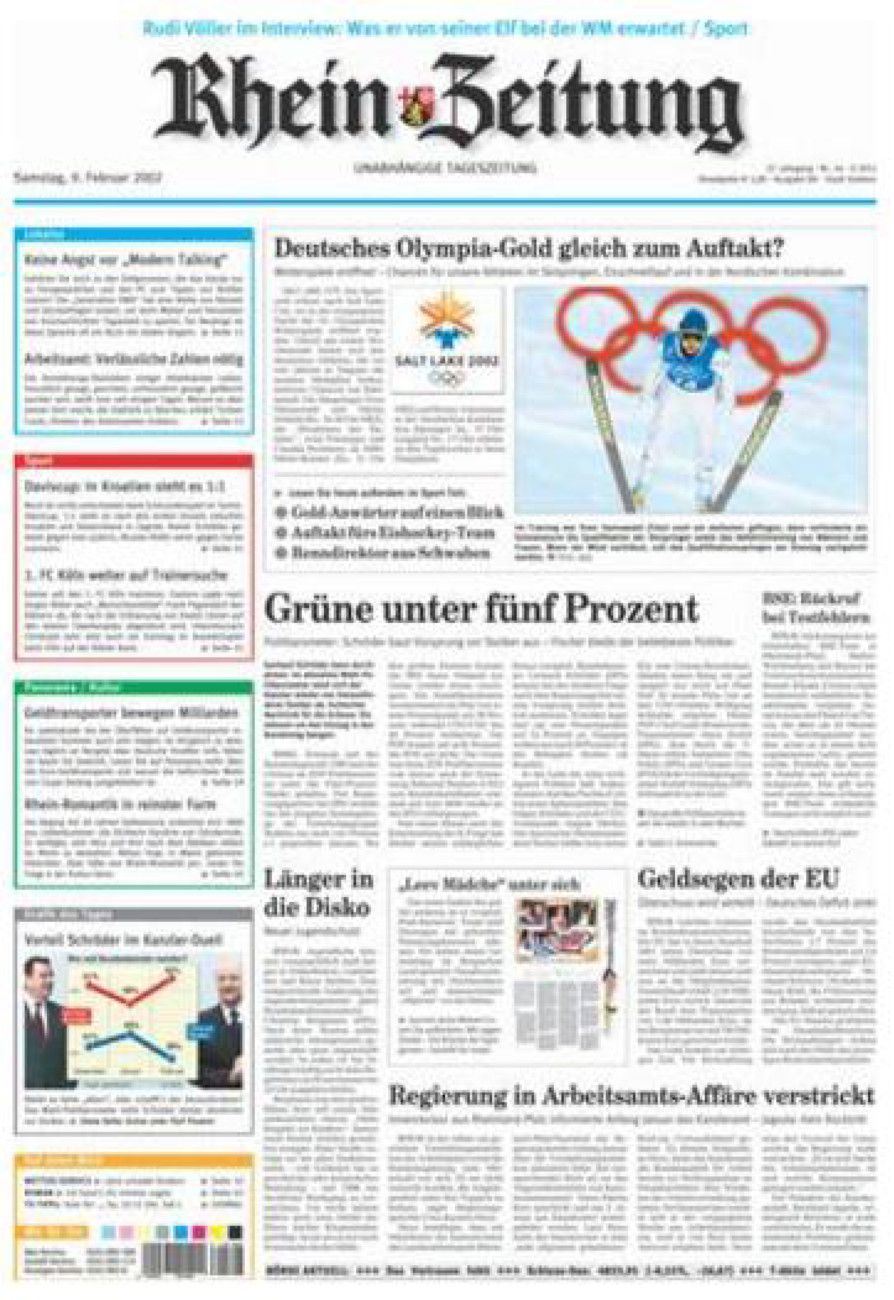 Rhein-Zeitung Koblenz & Region vom Samstag, 09.02.2002