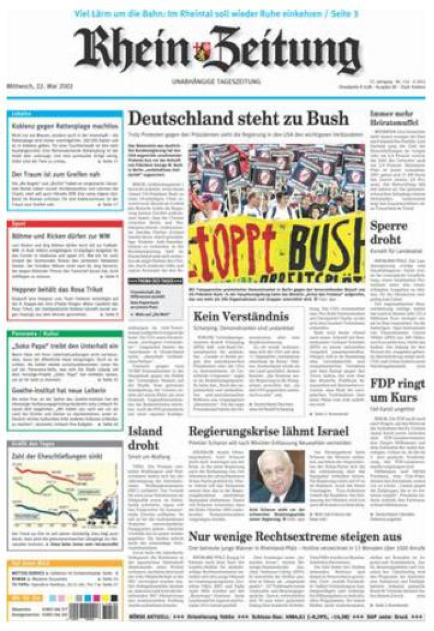 Rhein-Zeitung Koblenz & Region vom Mittwoch, 22.05.2002