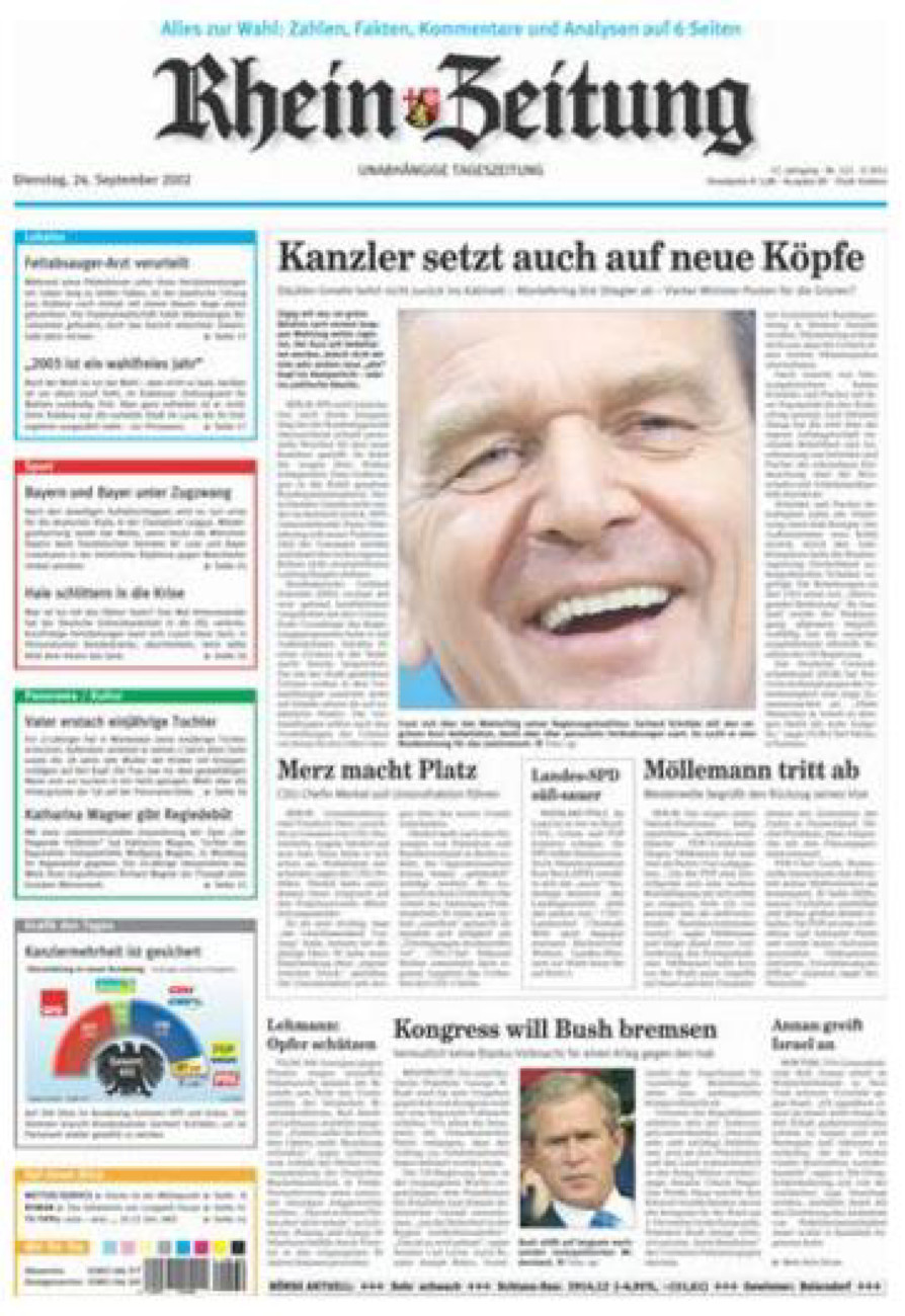 Rhein-Zeitung Koblenz & Region vom Dienstag, 24.09.2002