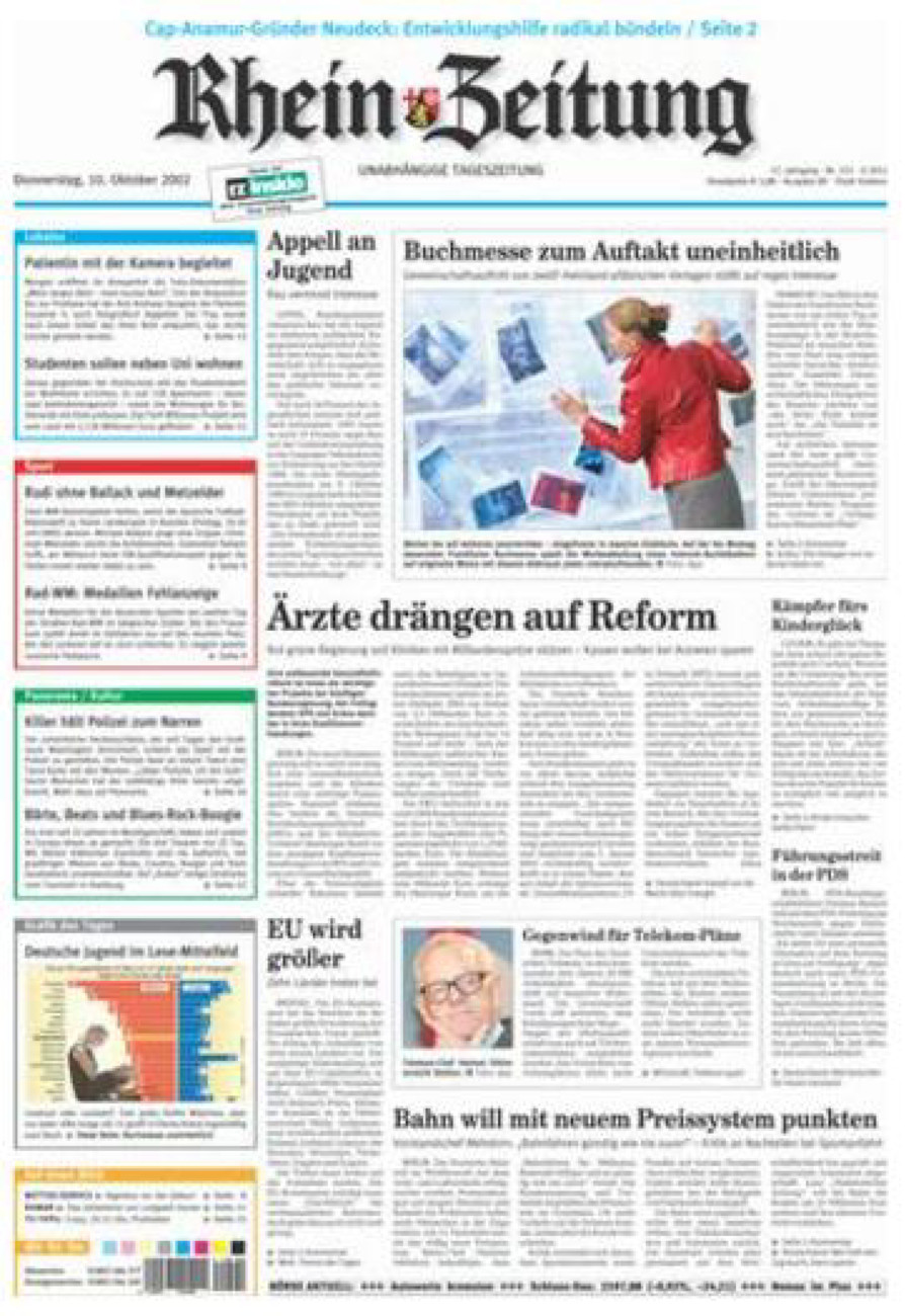 Rhein-Zeitung Koblenz & Region vom Donnerstag, 10.10.2002