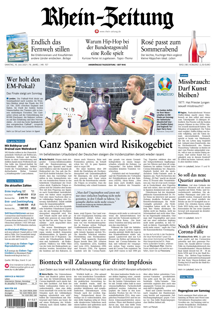 Rhein-Zeitung Koblenz & Region vom Samstag, 10.07.2021