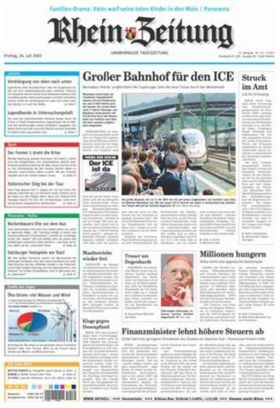 Rhein-Zeitung Koblenz & Region vom Freitag, 26.07.2002