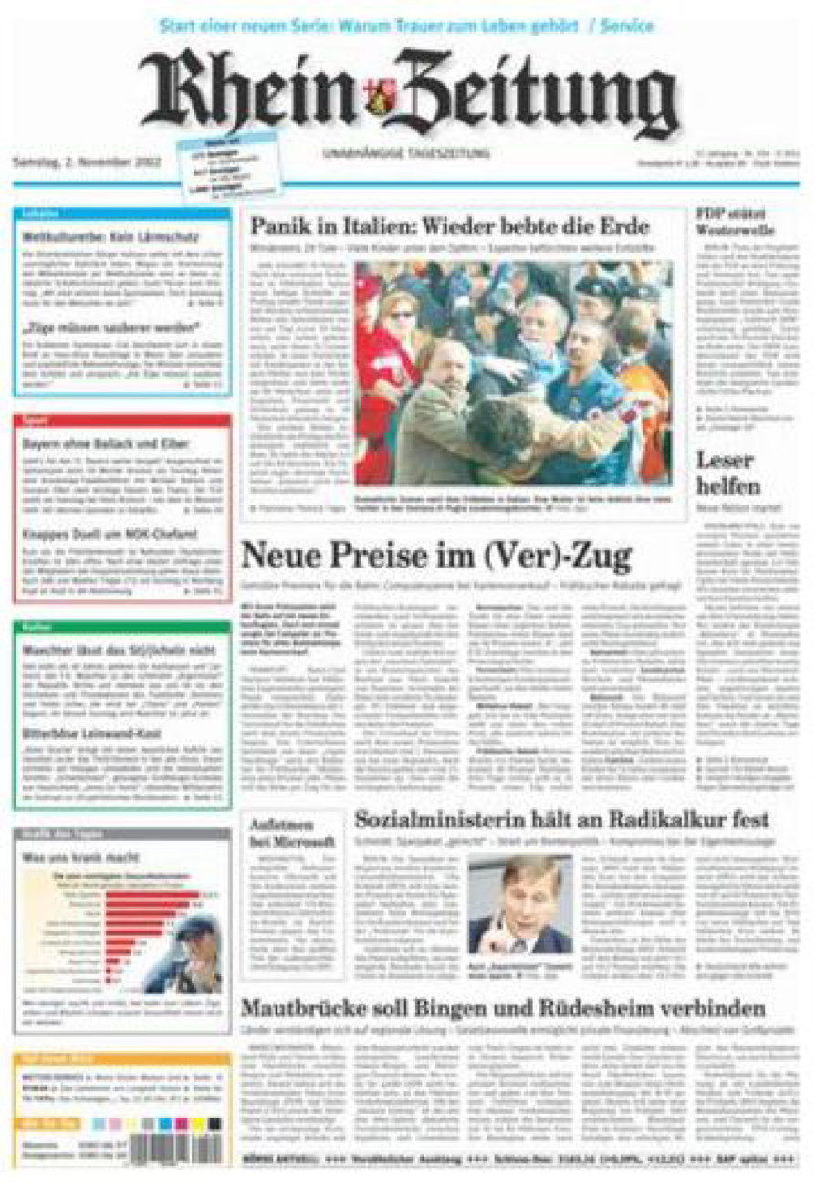 Rhein-Zeitung Koblenz & Region vom Samstag, 02.11.2002