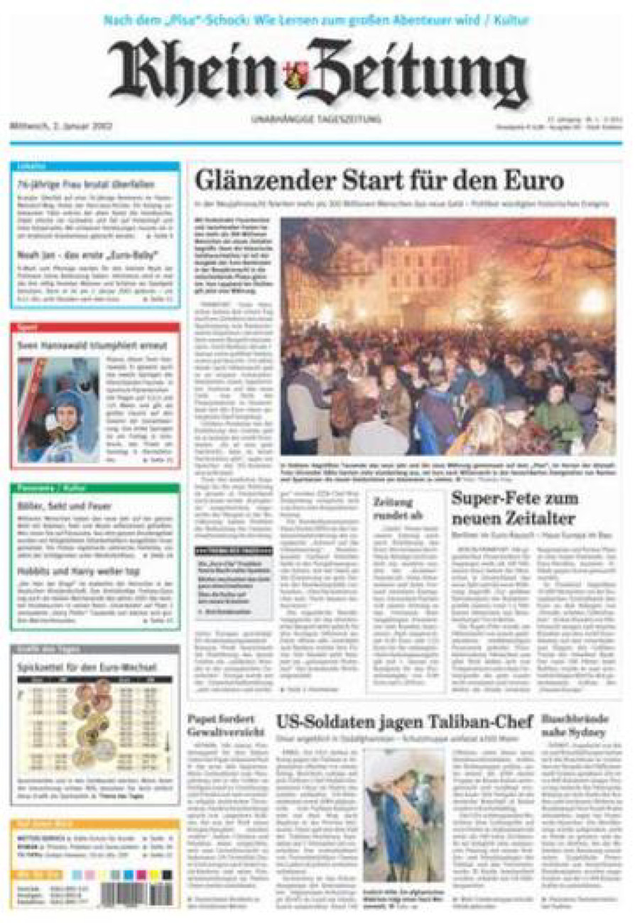 Rhein-Zeitung Koblenz & Region vom Mittwoch, 02.01.2002