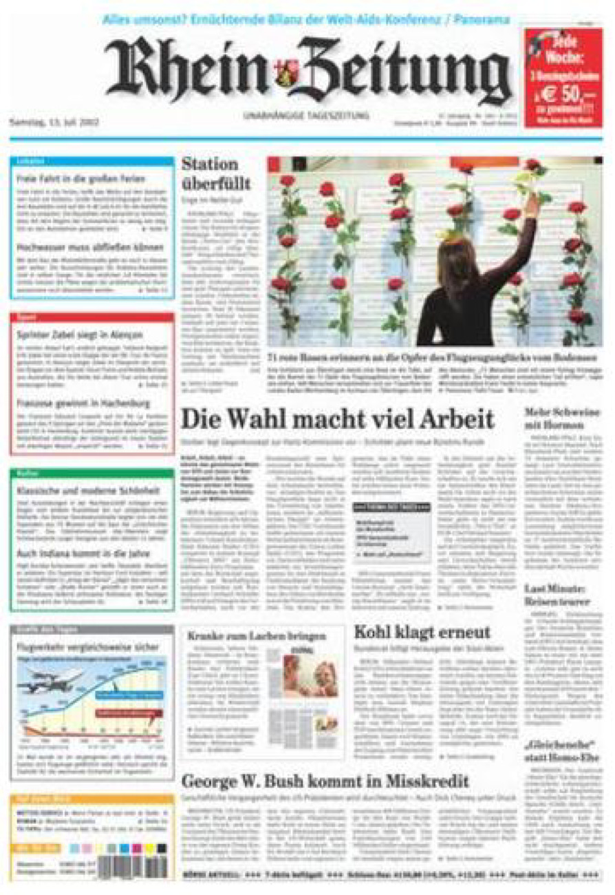 Rhein-Zeitung Koblenz & Region vom Samstag, 13.07.2002