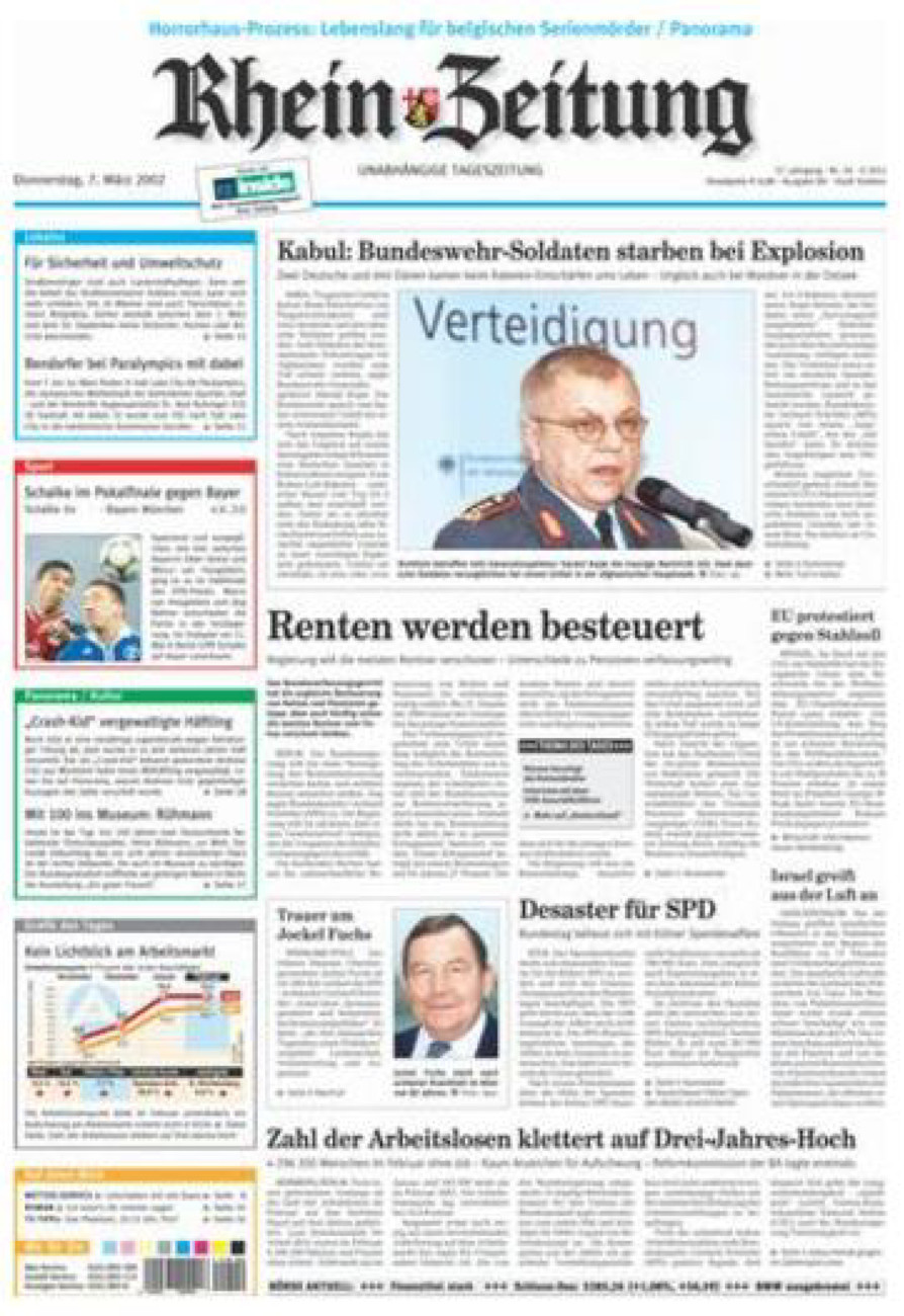 Rhein-Zeitung Koblenz & Region vom Donnerstag, 07.03.2002