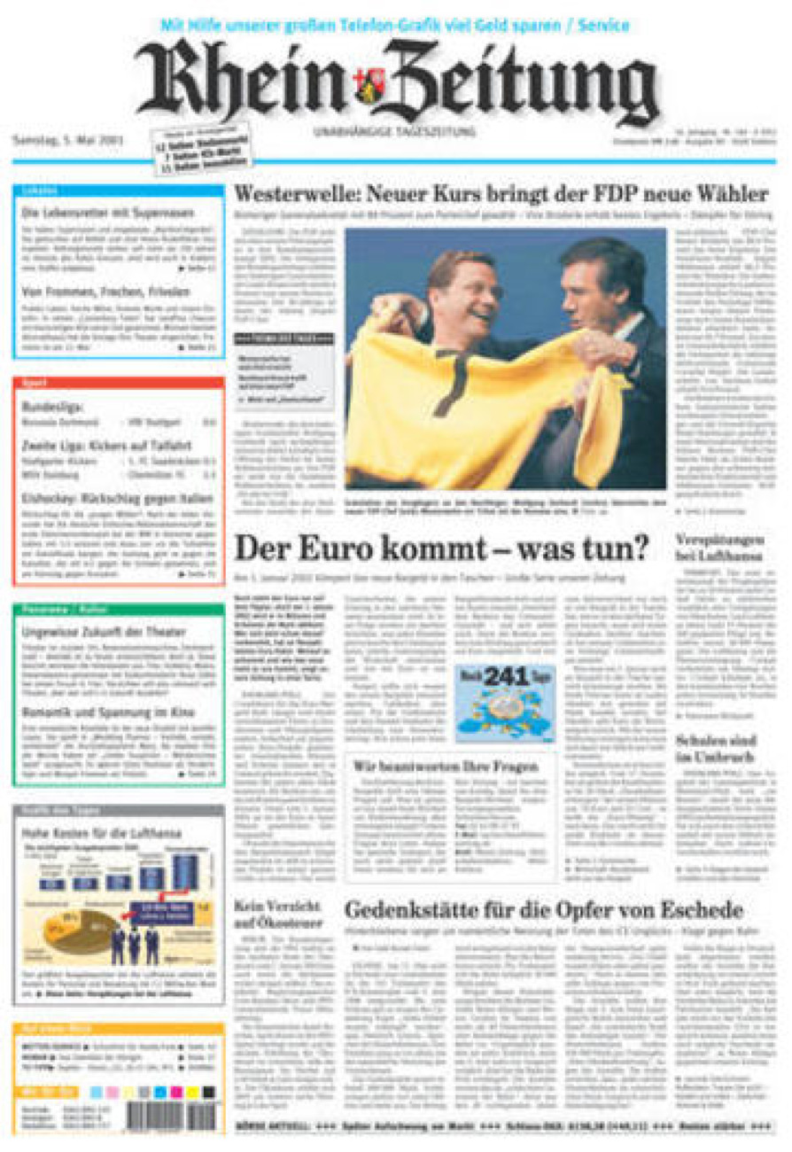 Rhein-Zeitung Koblenz & Region vom Samstag, 05.05.2001