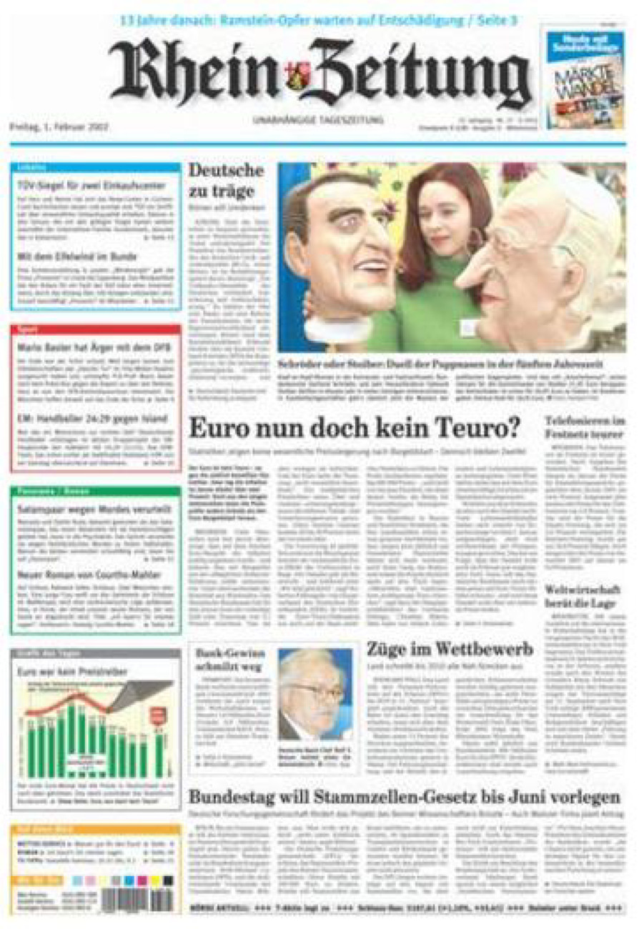 Rhein-Zeitung Kreis Cochem-Zell vom Freitag, 01.02.2002