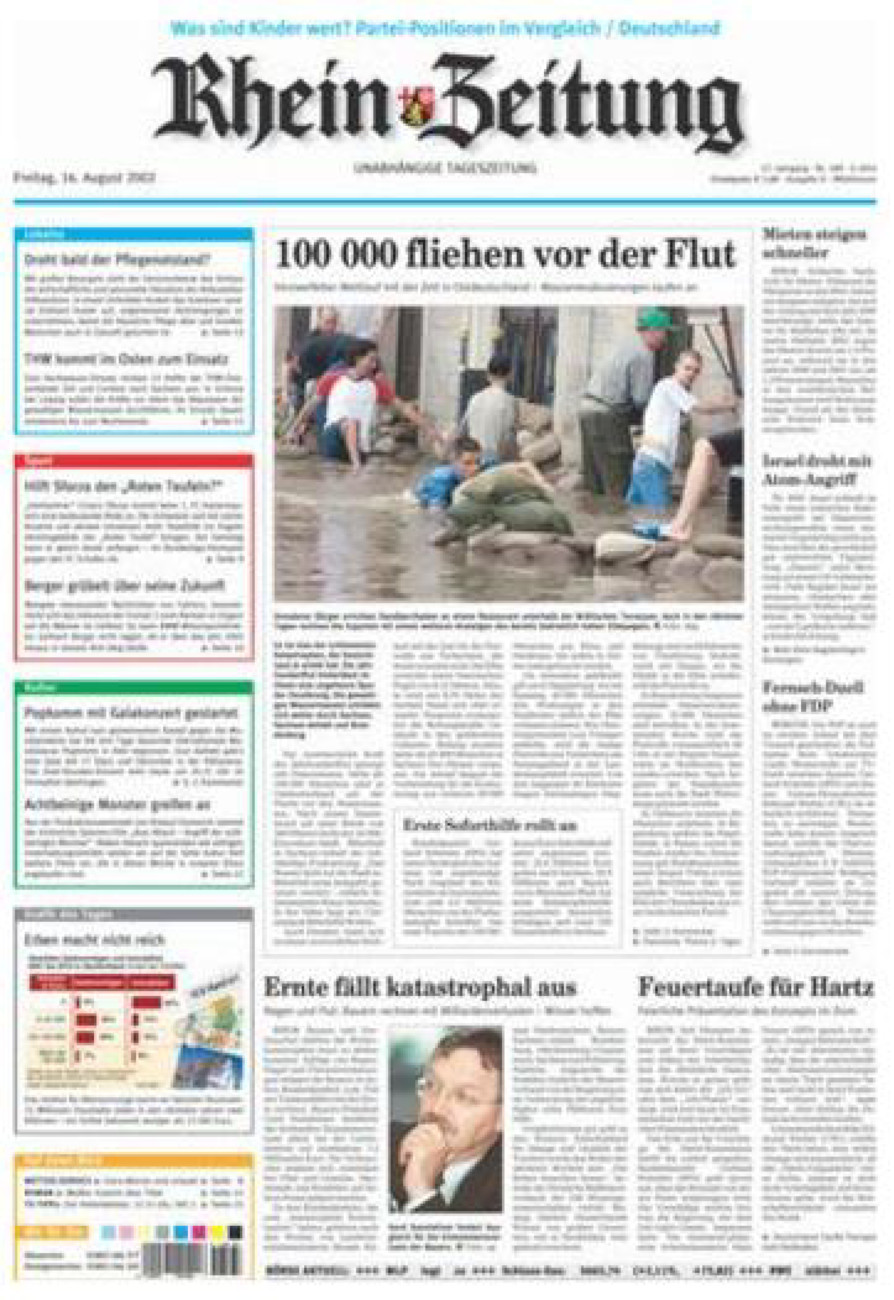Rhein-Zeitung Kreis Cochem-Zell vom Freitag, 16.08.2002