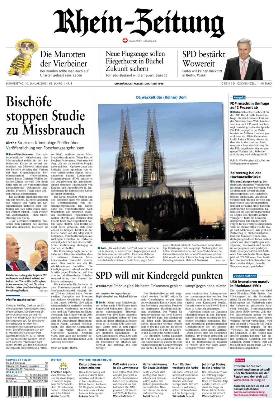 Rhein-Zeitung Kreis Cochem-Zell vom Donnerstag, 10.01.2013