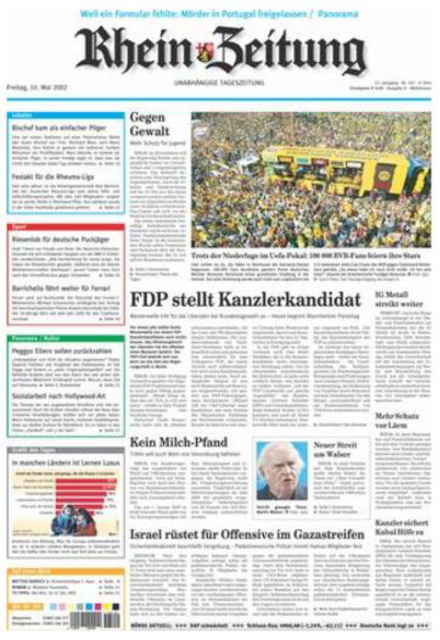 Rhein-Zeitung Kreis Cochem-Zell vom Freitag, 10.05.2002