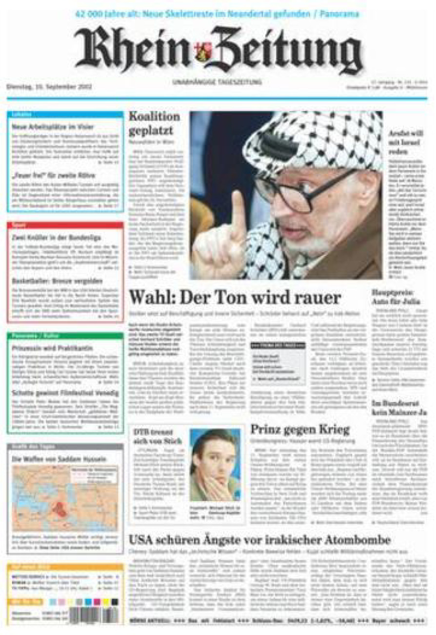 Rhein-Zeitung Kreis Cochem-Zell vom Dienstag, 10.09.2002