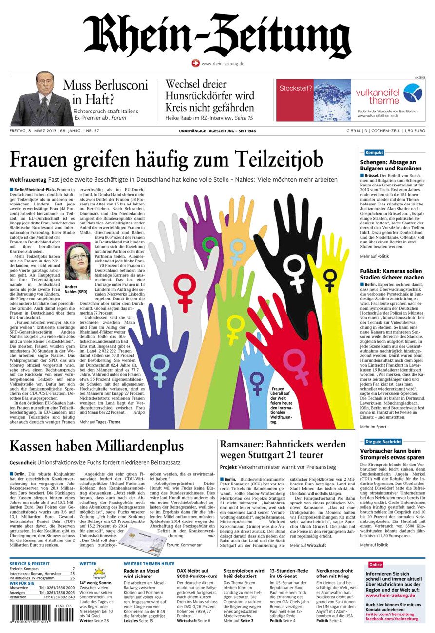 Rhein-Zeitung Kreis Cochem-Zell vom Freitag, 08.03.2013