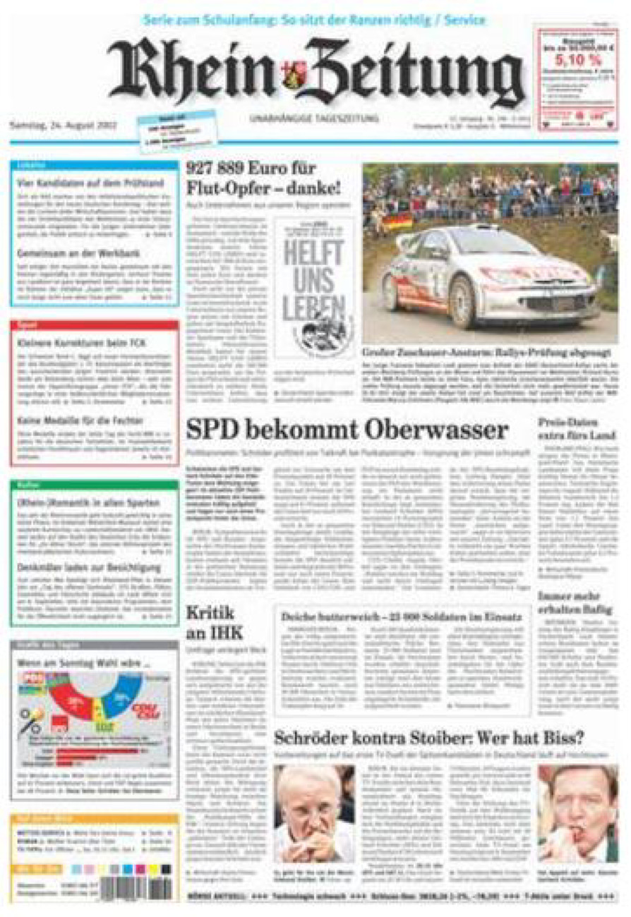 Rhein-Zeitung Kreis Cochem-Zell vom Samstag, 24.08.2002