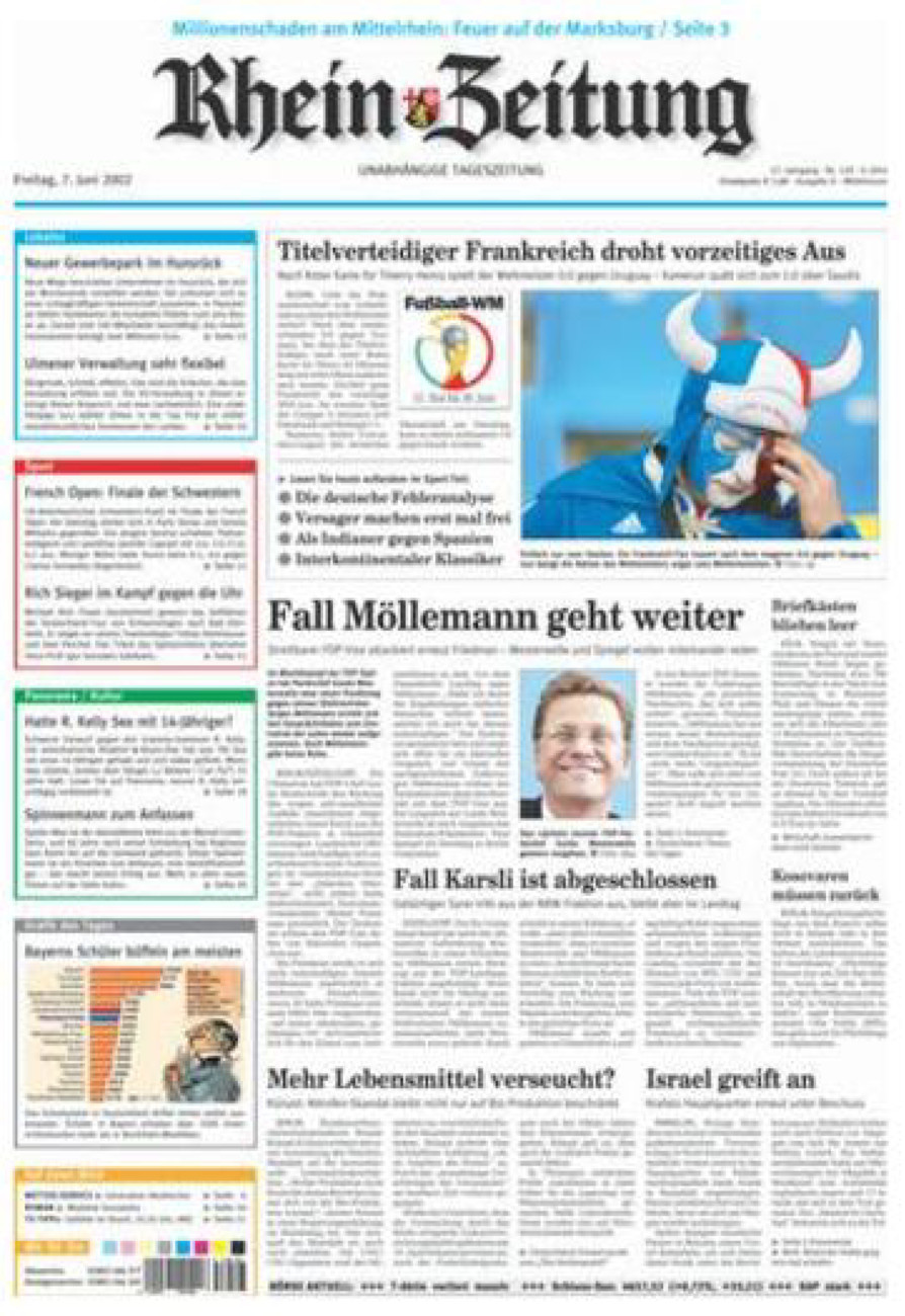 Rhein-Zeitung Kreis Cochem-Zell vom Freitag, 07.06.2002