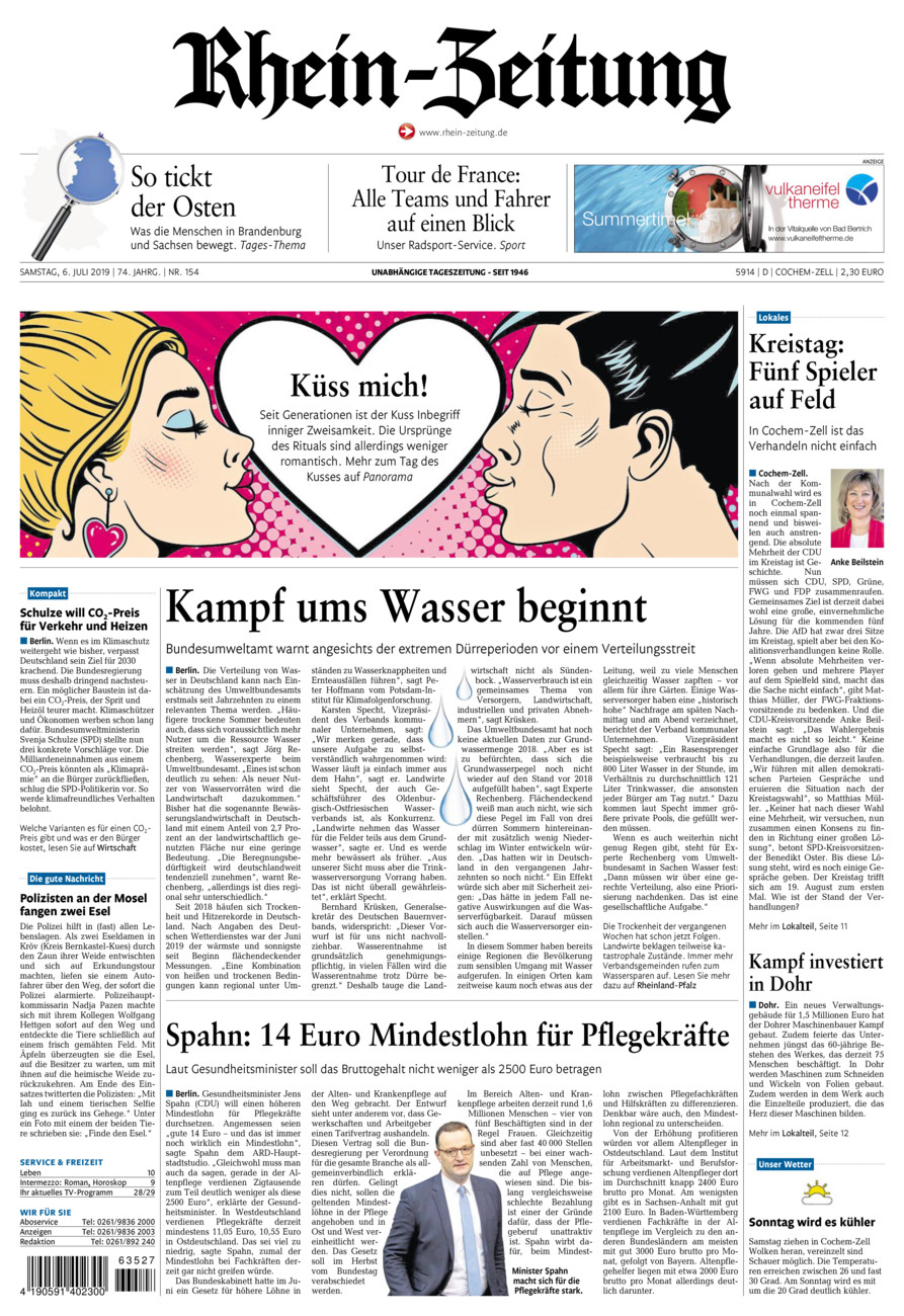 Rhein-Zeitung Kreis Cochem-Zell vom Samstag, 06.07.2019