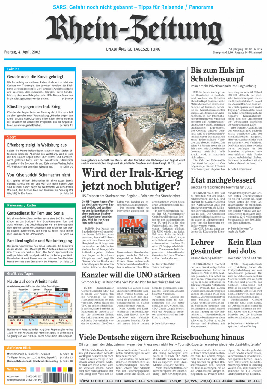 Rhein-Zeitung Kreis Cochem-Zell vom Freitag, 04.04.2003