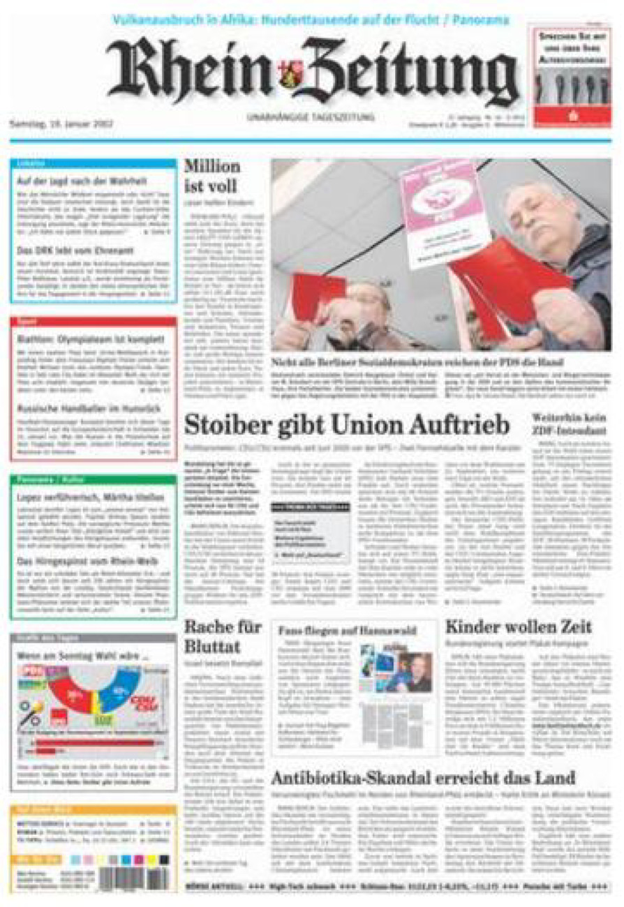 Rhein-Zeitung Kreis Cochem-Zell vom Samstag, 19.01.2002