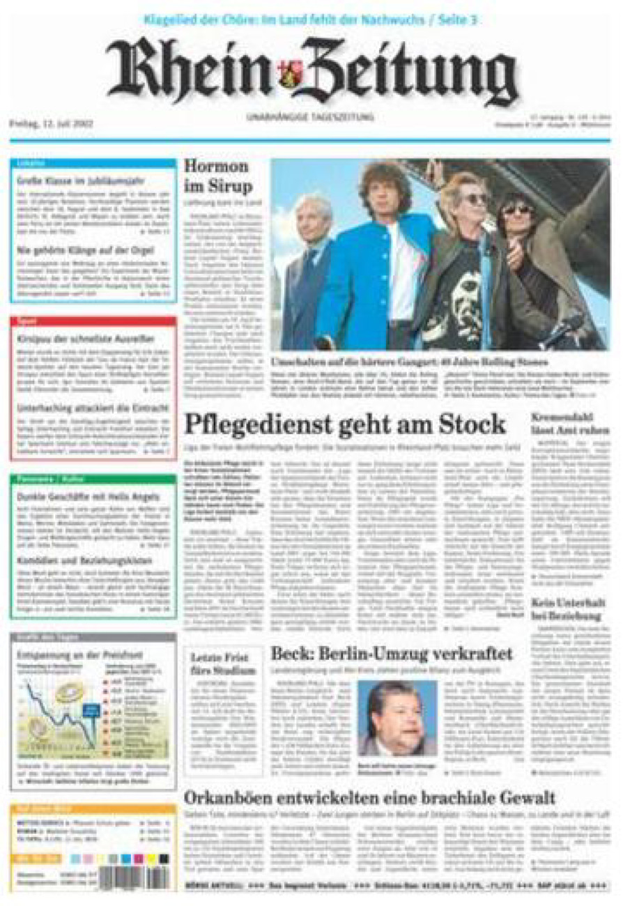 Rhein-Zeitung Kreis Cochem-Zell vom Freitag, 12.07.2002