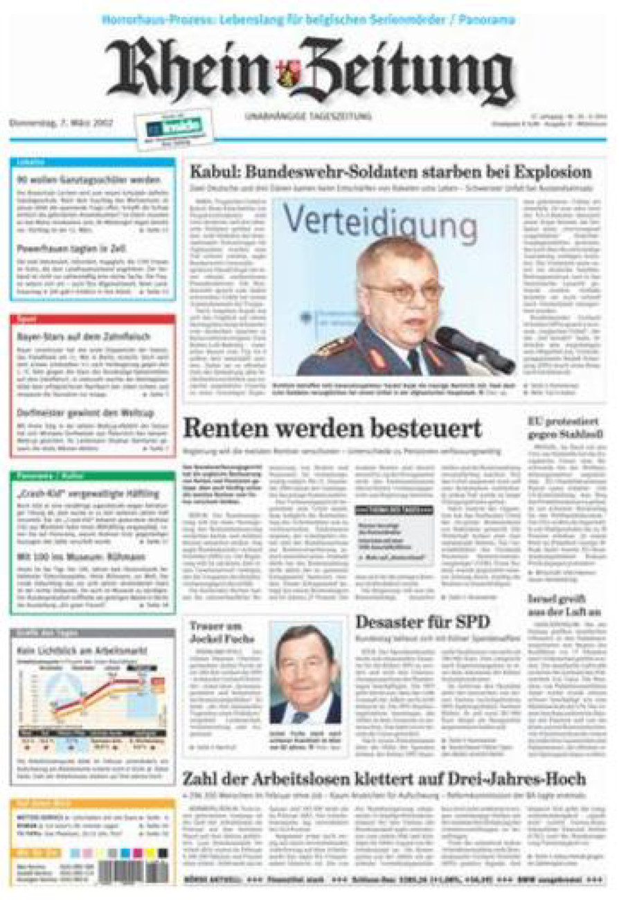 Rhein-Zeitung Kreis Cochem-Zell vom Donnerstag, 07.03.2002
